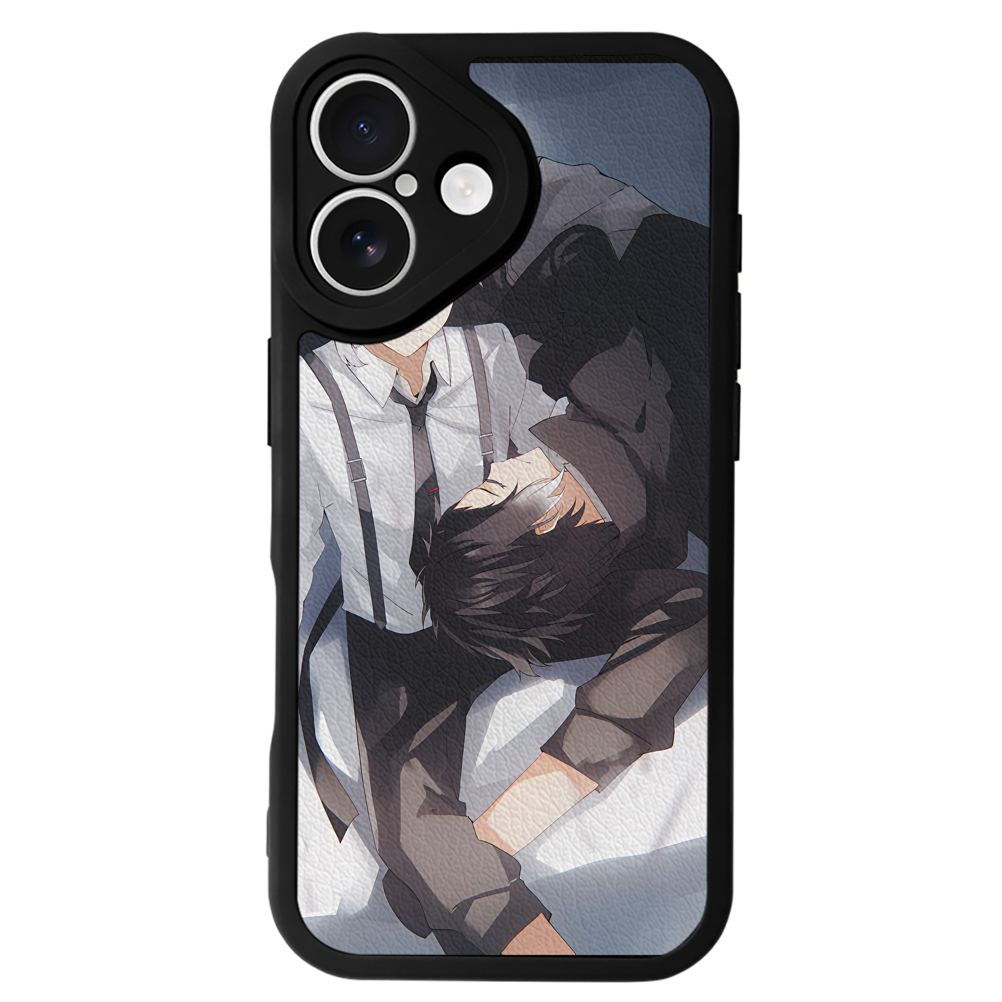 （画像用） 文豪ストレイドッグス Bungo Stray Dogs 【iPhone 16シリーズ対応】シリコンスマホケース（レザー調） 材質：シリコン